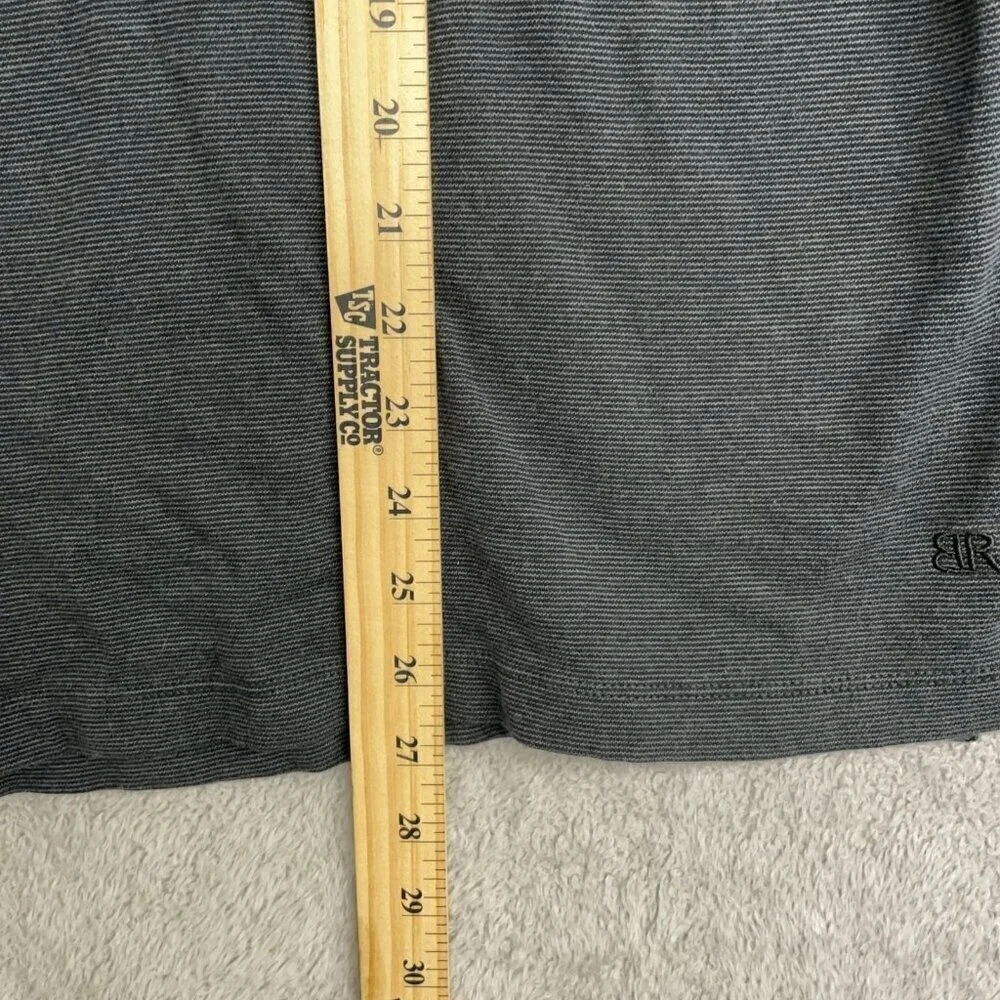 Banana Republic Men's Size L Gray Polo Shirt Cotton Blend